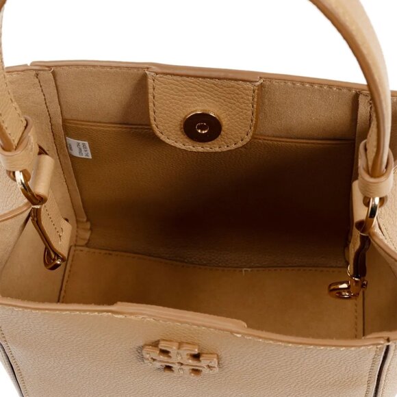 NWT ✅Tory Burch MCGRAW Bucket Bag ~ #158499-0624 ~ TIRAMISU ~ NWT & DUST BAG - Picture 9 of 17